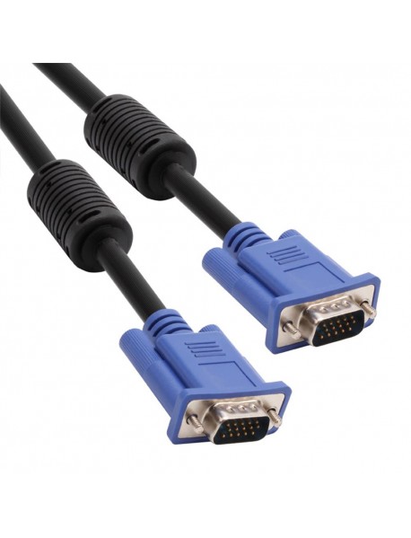 Vcom CG341AD-3.0 Mavi Konnektör Siyah 3MT Vga M/Vga M Kablo