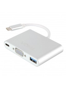 Vcom CU426M Type-C/M To Vga/F Usb 3.0/F Type-C/F Çevirici Vcom CU426M Type-C/M To Vga/F Usb 3.0/F Type-C/F Çevirici
