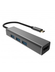 Vcom DH318 Type-C To Usb 3.0*3 Hdmi Çevirici Vcom DH318 Type-C To Usb 3.0*3 Hdmi Çevirici