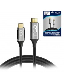 Inca ITCD-02TX Type-C to Display Port Altın Uçlu 4K Kablo 2 mt Inca ITCD-02TX Type-C to Display Port Altın Uçlu 4K Kablo 2 mt