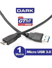 Dark DK-CB-USB3MICROB 1mt USB 3.0 - Micro B Taşınabilir Disk Kablosu Dark DK-CB-USB3MICROB 1mt USB 3.0 - Micro B Taşınabilir Disk Kablosu