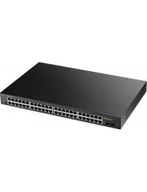 Zyxel GS1900-48HP 24 PORT 10/100/1000 + 24 PORT POE+2xSFP WEB Yönetilebilir Swıtch