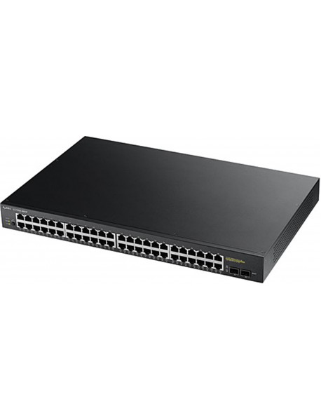 Zyxel GS1900-48HP 24 PORT 10/100/1000 + 24 PORT POE+2xSFP WEB Yönetilebilir Swıtch