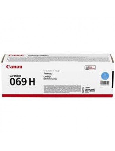 Canon CRG-069H C Yüksek Kapasiteli Cyan Mavi Toner MF754/752/673