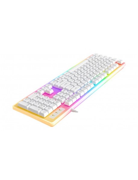 North Paladin Mekanik Hisli Türkçe RGB Beyaz Premium Gaming Klavye