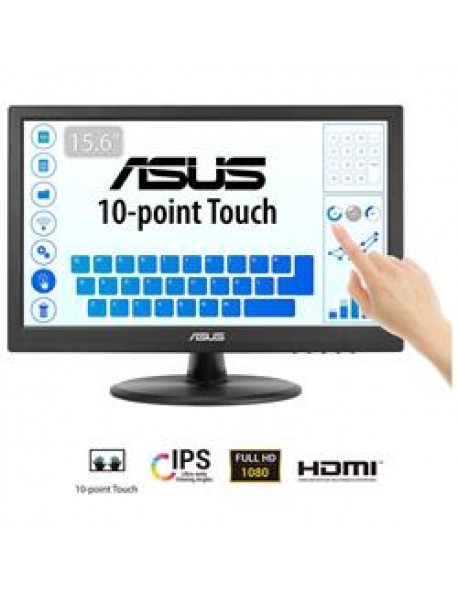 Asus 15.6" VT169HE 60Hz 5ms Full HD IPS Dokunmatik Monitör