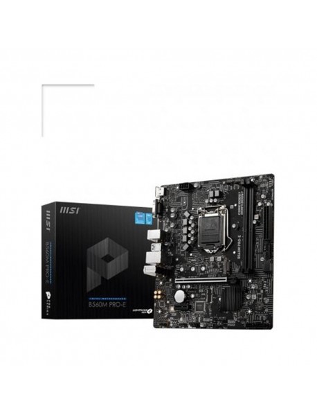Msı B560M Pro-E Soket 1200 Ddr4 4800 (Oc) Pcı-E Gen 4 ,m.2 Usb3.2 1x 1g Lan Matx Anakart