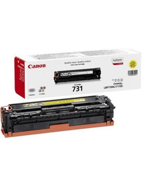 Canon CRG-731Y Yellow Sarı 1.500 Sayfa Toner LBP7110 MF628/8230/8280