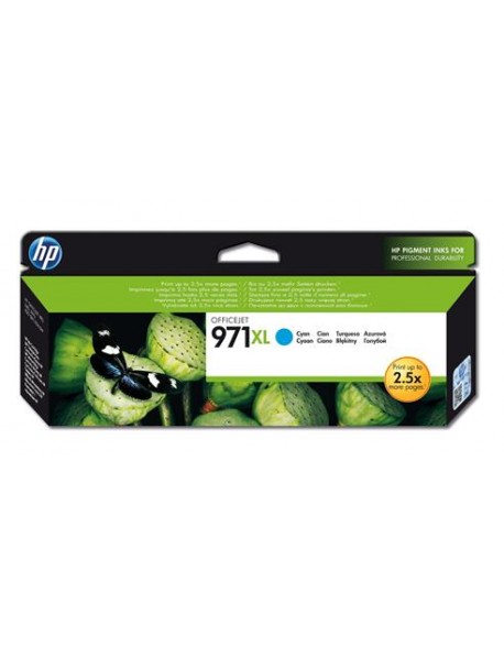HP 971XL Cyan Mavi 6.600 Sayfa Kartuş CN626A