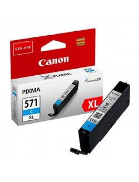 Canon CLI-571XL C Cyan Mavi Yüksek Kapasiteli Mürekkep Kartuş TS5050/9050