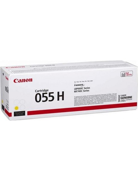 Canon CRG-055H Y Yellow Sarı Yüksek Kapasite Toner MF745
