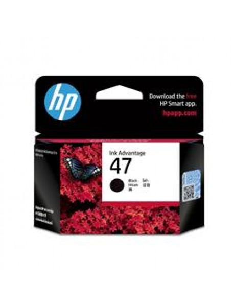 HP 47 Black Siyah Kartuş 6ZD21AE