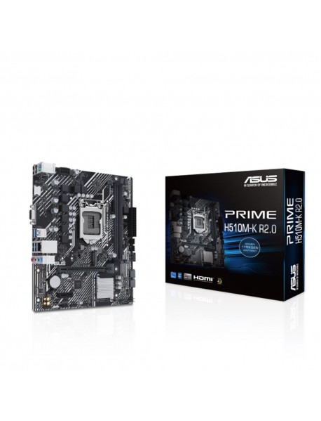 Asus PRIME H510M-K R2.0 Intel H510 Soket 1200 DDR4 3200(OC)MHz mATX Gaming (Oyuncu) Anakart