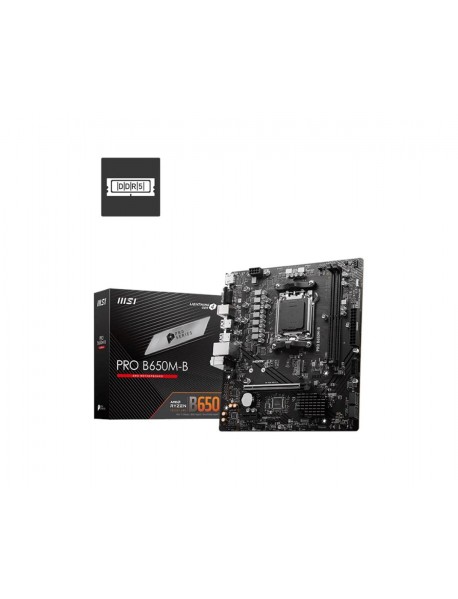 Msı Pro B650M-B 6800mhz(OC) RGB M.2 AM5 DDR5 mATX Anakart