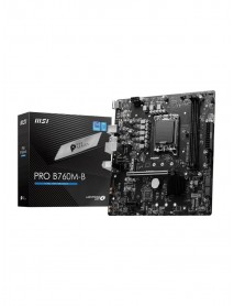 Msı Pro B760M-B DDR4 4800Mhz (OC) M.2 1700p mATX Anakart Msı Pro B760M-B DDR4 4800Mhz (OC) M.2 1700p mATX Anakart
