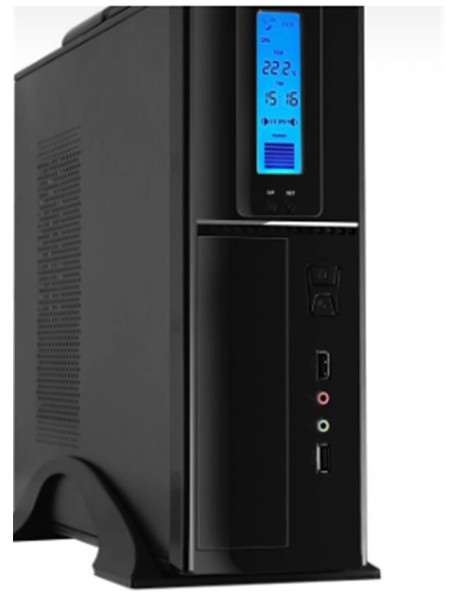Frisby FC-S6040B USB 300W Matx Slim Tower Kulplu Kasa - Dijital Gösterge