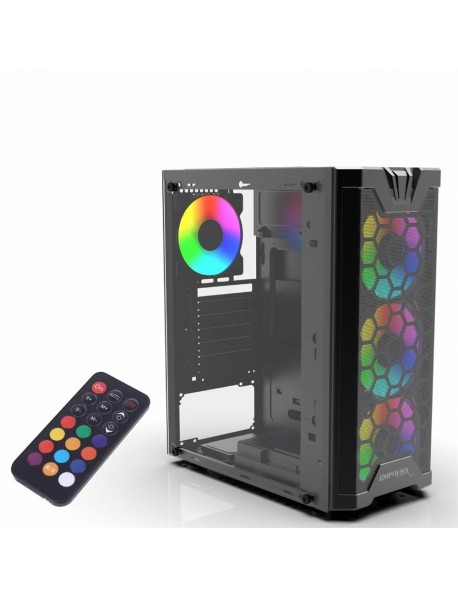 Inca Emg-15XB Kumandalı 4X1200mm ARGB Fan Gaming Computer Case