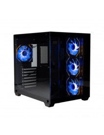 AIGO C285P 750W 80+ Bronze Siyah ARGB Mid Tower Kasa AIGO C285P 750W 80+ Bronze Siyah ARGB Mid Tower Kasa