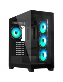 BitFenix CETO 500 4*120mm ARGB Fan 850W 80 Plus Siyah 1*Usb3.0 2*Usb2.0 Tempered Glass Oyuncu Kasası BitFenix CETO 500 4*120mm ARGB Fan 850W 80 Plus Siyah 1*Usb3.0 2*Usb2.0 Tempered Glass Oyuncu Kasası