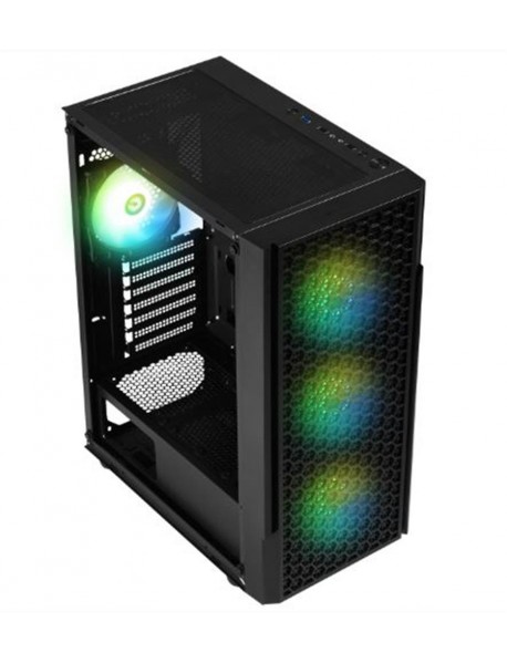 BitFenix PROTON 4*120mm FRGB Fan 600W 80 Plus Siyah 1*Usb3.0 2*Usb2.0 Tempered Glass Oyuncu Kasası