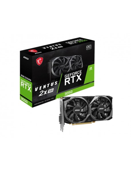 Msi GeForce RTX3050 VENTUS 2X XS 8G OC GDDR6 128bit DX12 Gaming (Oyuncu) Ekran Kartı