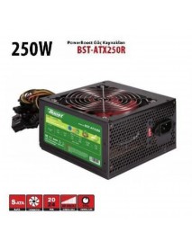 PowerBoost BST-ATX250R 250w, PPFC 12cm Kırmızı Fanlı ATX PSU (Retail Box) PowerBoost BST-ATX250R 250w, PPFC 12cm Kırmızı Fanlı ATX PSU (Retail Box)