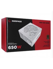 Rampage RMP-600-80P 600W 80Plus Bronze 12cm Fan Aktif PFC Beyaz Power Supply Rampage RMP-600-80P 600W 80Plus Bronze 12cm Fan Aktif PFC Beyaz Power Supply